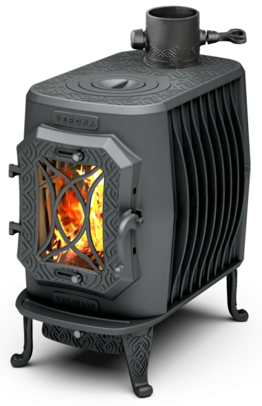 Чугунная печь-камин Теплодар Verona 200 (1.1)